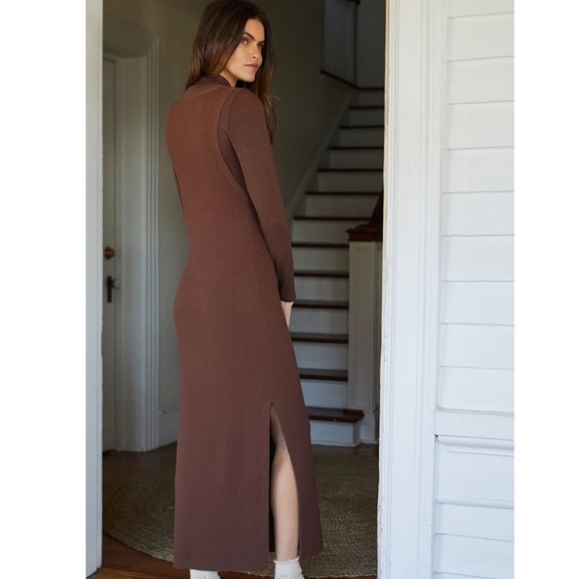 - Daily Practice by Anthropologie Slim V-Neck Dress Size s - Picture 4 of 9